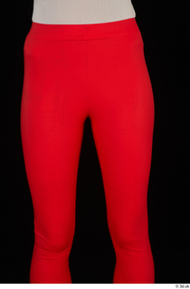 Adelle Sabelle casual dressed red leggings thigh 0001.jpg